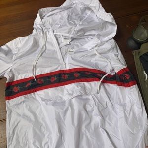 windbreaker with roses